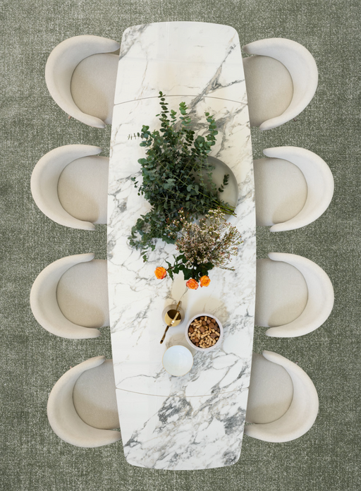 Durable Ceramic Marble Dinind Table