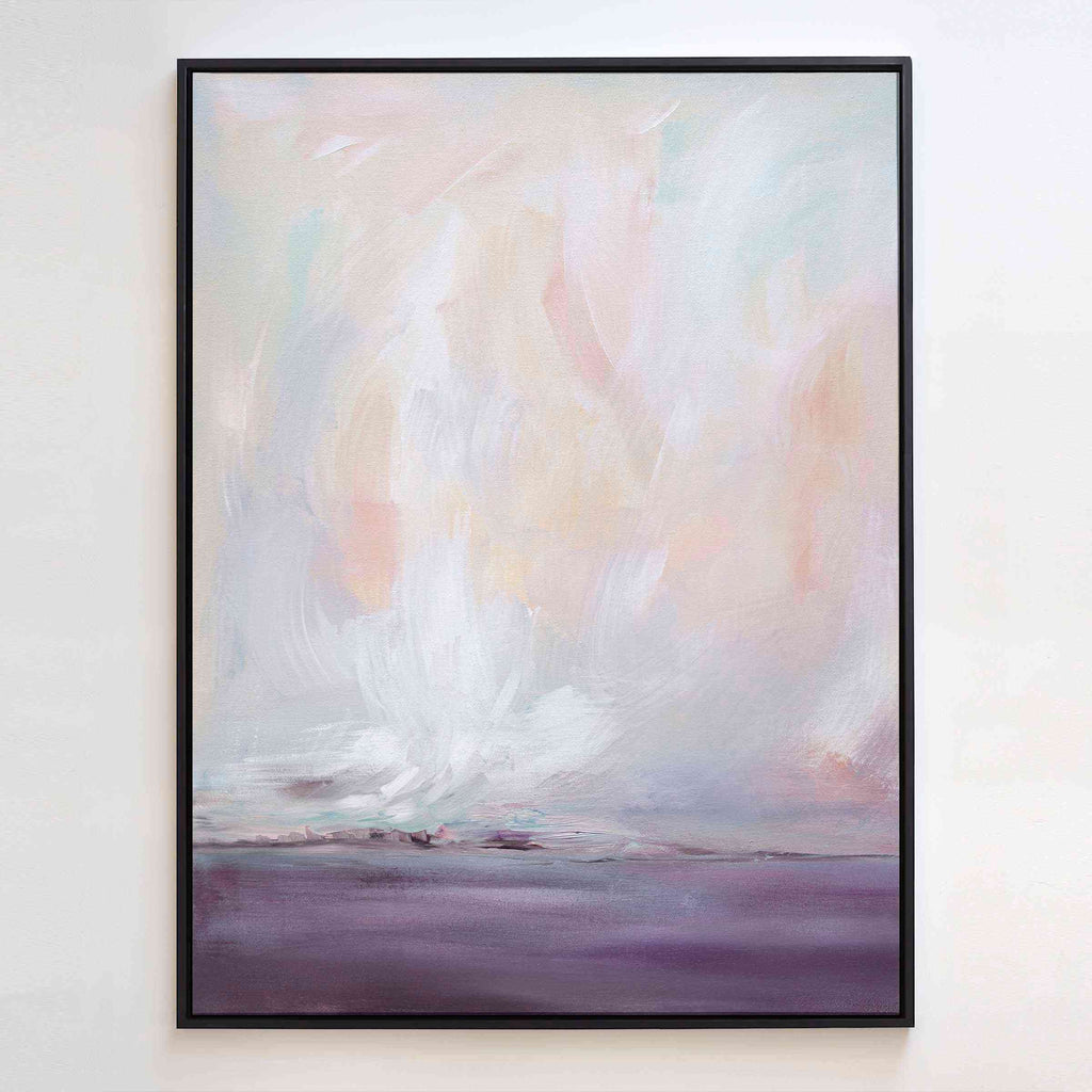 Blush Quiet in the Distance - Canvas Print - Julia Contacessi Fine Art