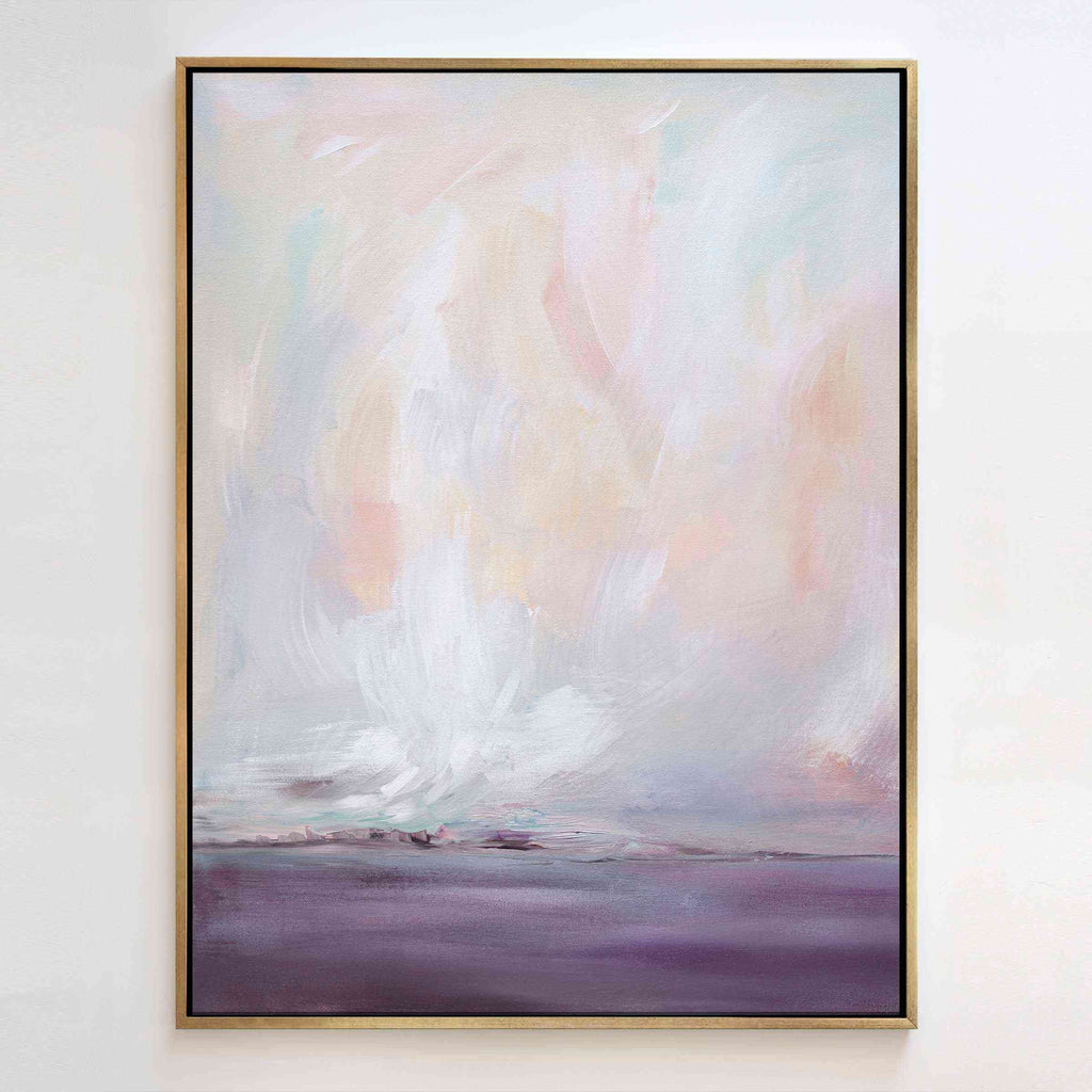 Blush Quiet in the Distance - Canvas Print - Julia Contacessi Fine Art
