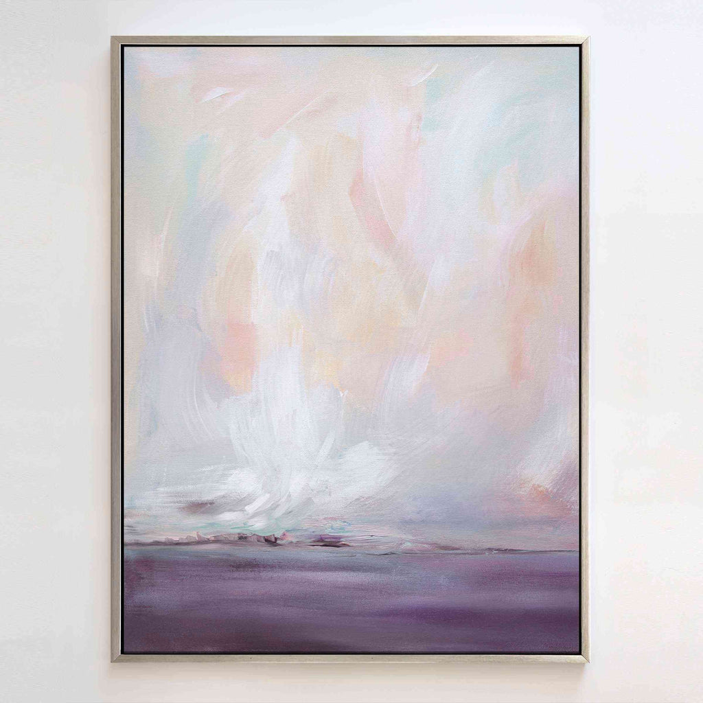 Blush Quiet in the Distance - Canvas Print - Julia Contacessi Fine Art
