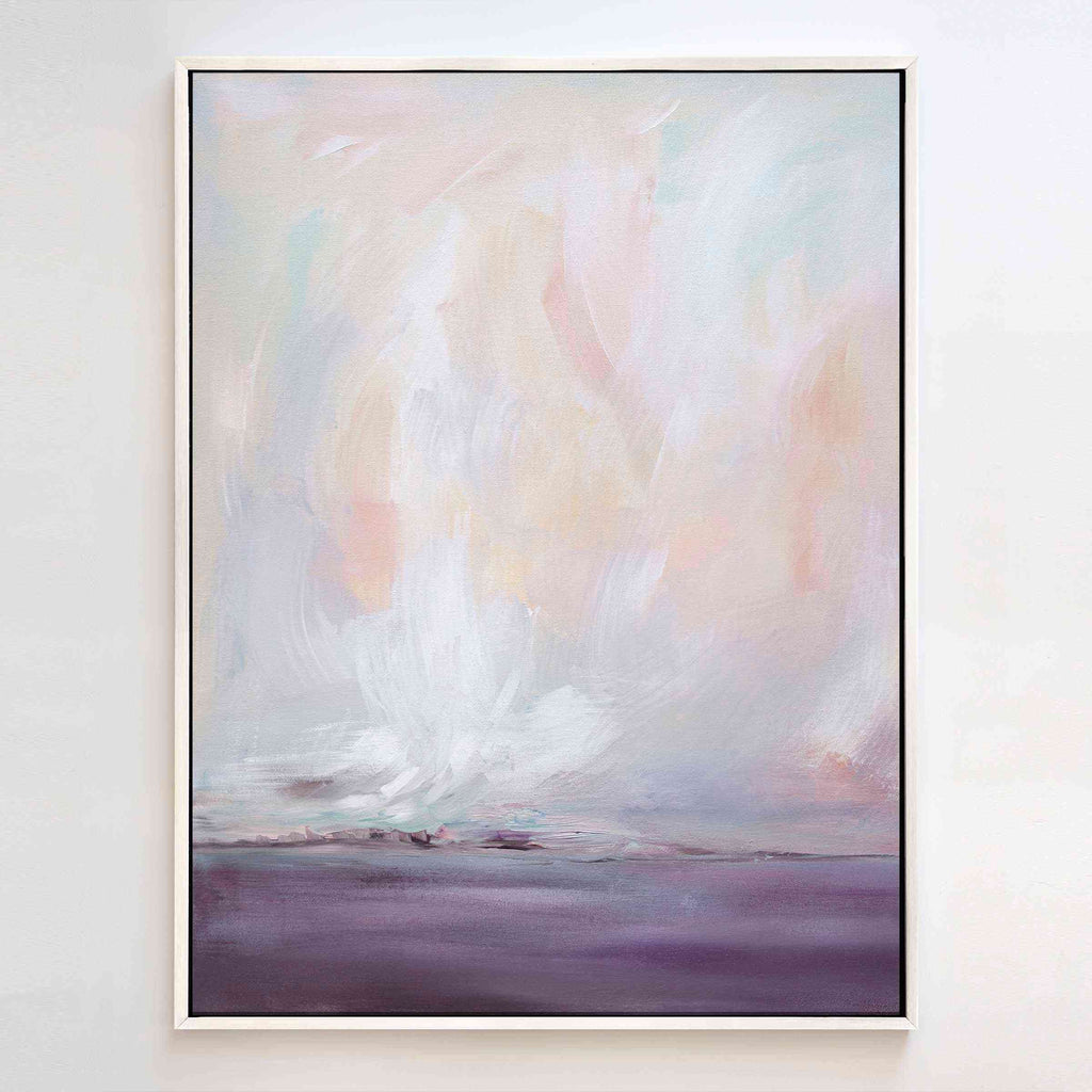 Blush Quiet in the Distance - Canvas Print - Julia Contacessi Fine Art