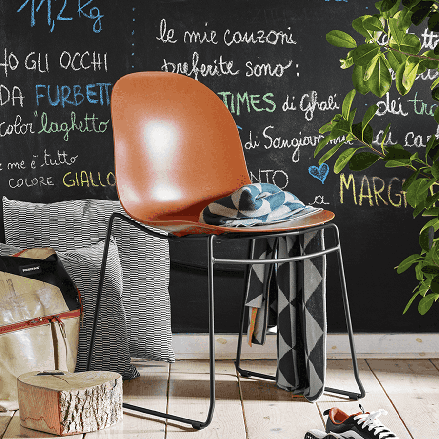 CB1696 Academy Chair with Metal Frame - Connubia