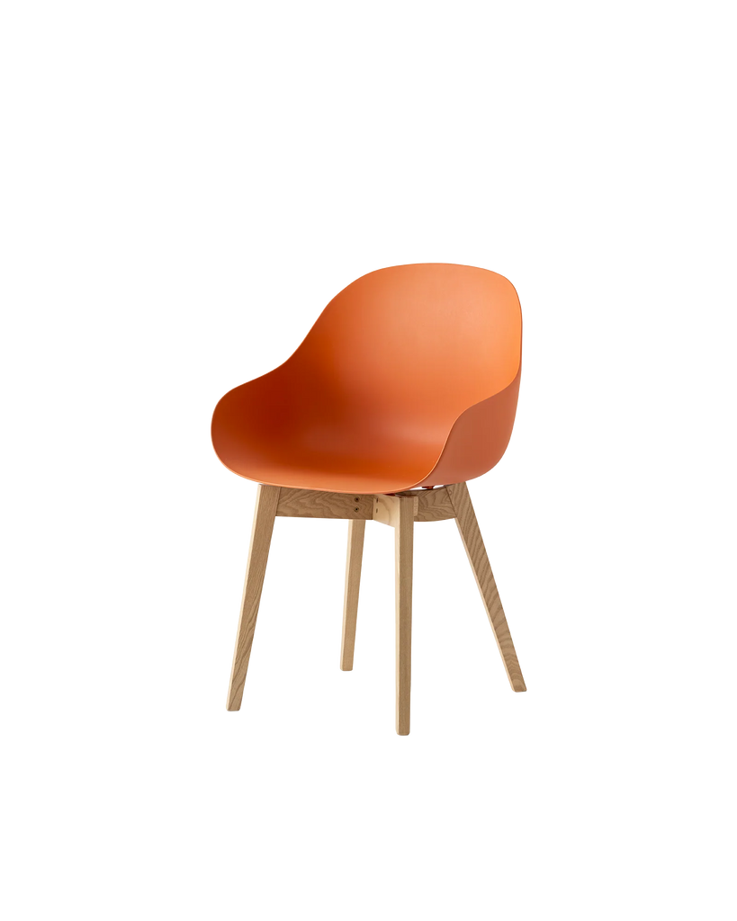 CB2142 Academy Arm Chair with Wood Legs - Connubia