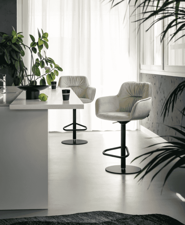 CS2230 Cocoon Adjustable Height Counter Stool - Calligaris