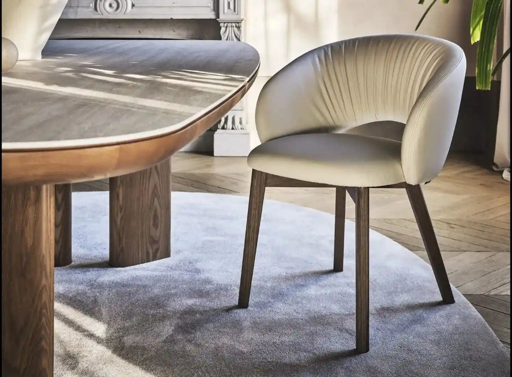 CS2247 Anime Dining Chair with Wood Legs - Calligaris