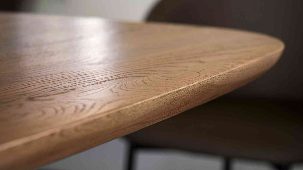 CS4115-FSW Icaro Elliptical Wood Dining Table - Calligaris