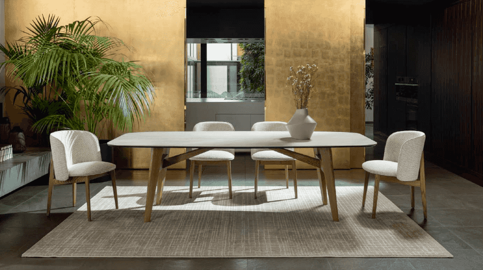 CS4127-FB Abrey Elliptical Dining Table