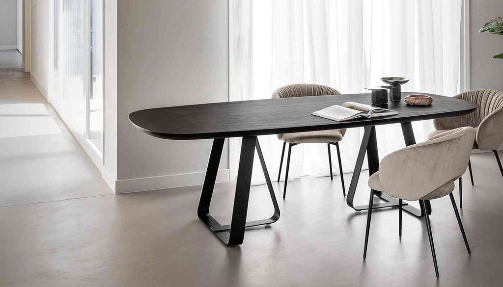 CS4128-FSW Sunshine Elliptical Wood Dining Table - Calligaris