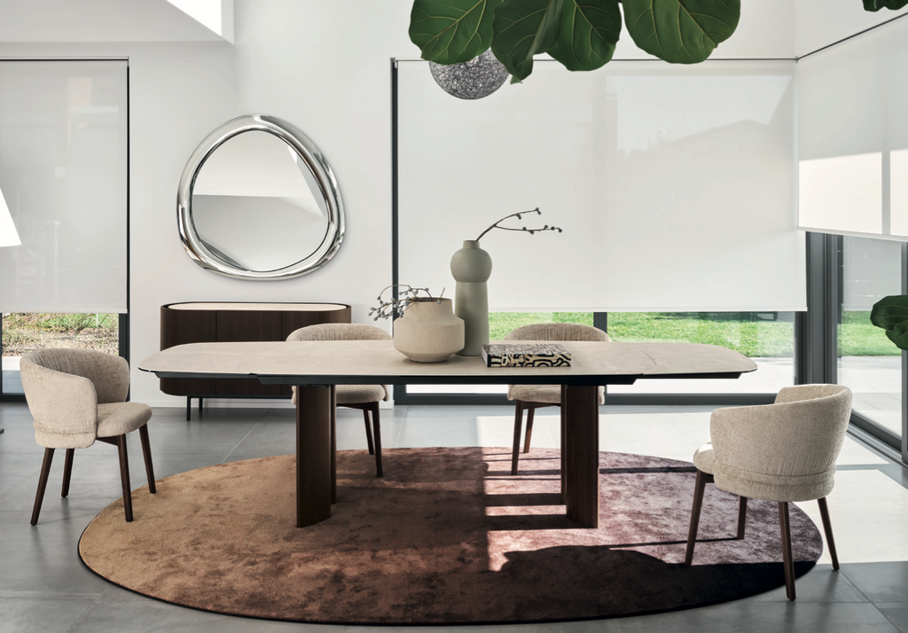 CS4156-S Sandy Elliptical Extending Dining Table