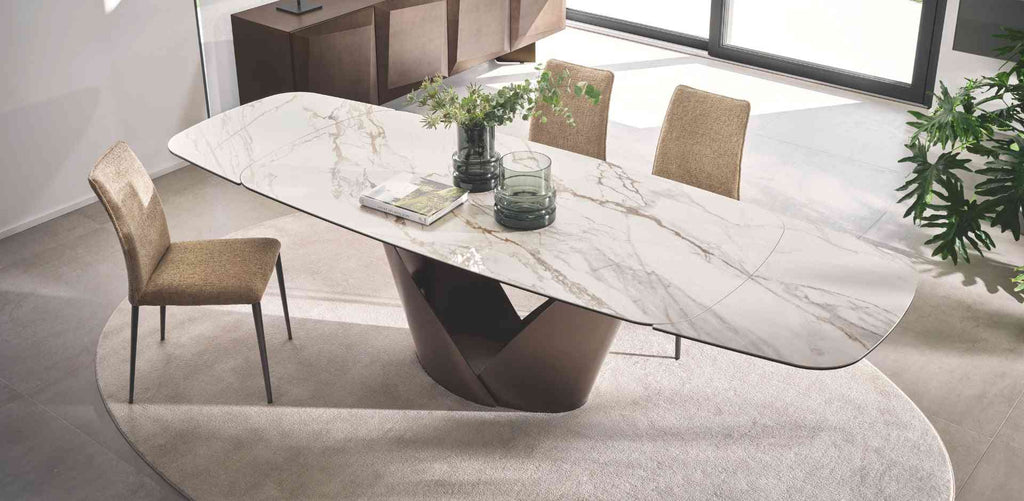 CS4159-S Calla 79" to 116.5" Extending Dining Table - Calligaris