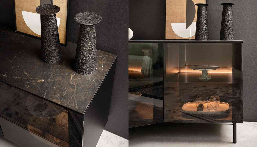 CS6212-2 Crystal Storage 4 Door Cabinet - Calligaris