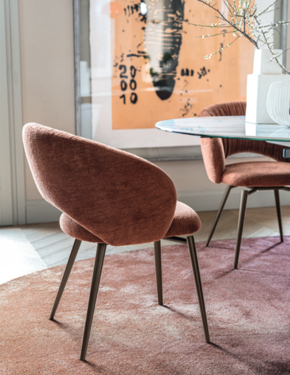 CS2210 Anime Dining Chair with Metal Legs