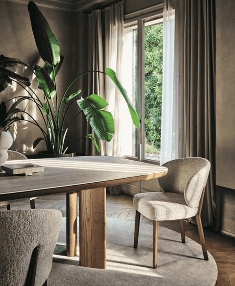 CS2243 Mara Dining Chair with Wood Legs