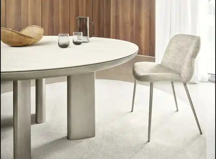 CS4156-FB A Sandy Elliptical Dining Table - Calligaris