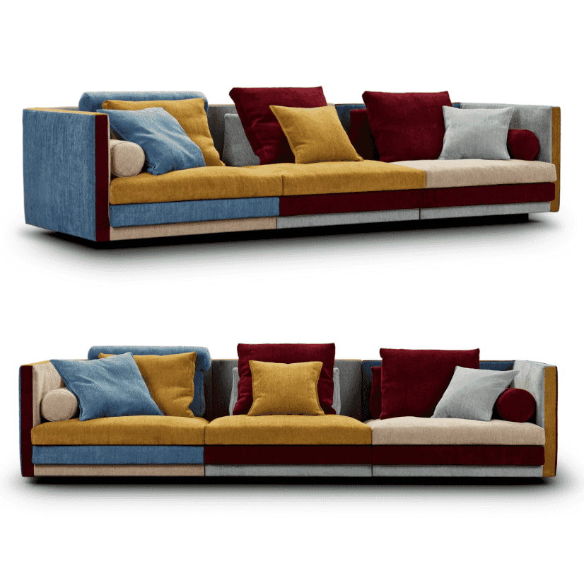 Cocoon Multicolor Bauhaus Sofa - Eilersen