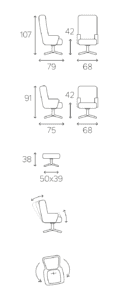 Conform Joy Tilt and Swivel Chair - Conform