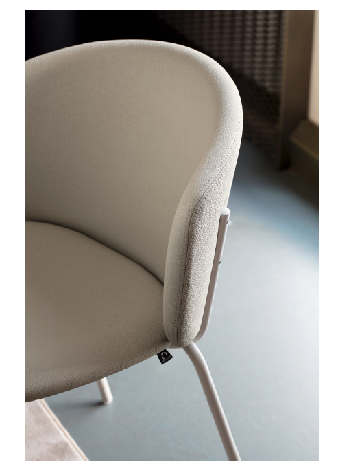 CB2338 Desy Modern Dining Chair with Metal Legs