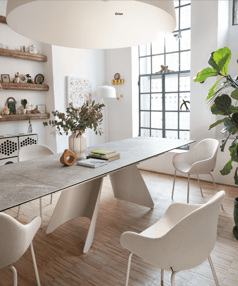 CB4865-R Orion Rectangular Extending Table - Connubia