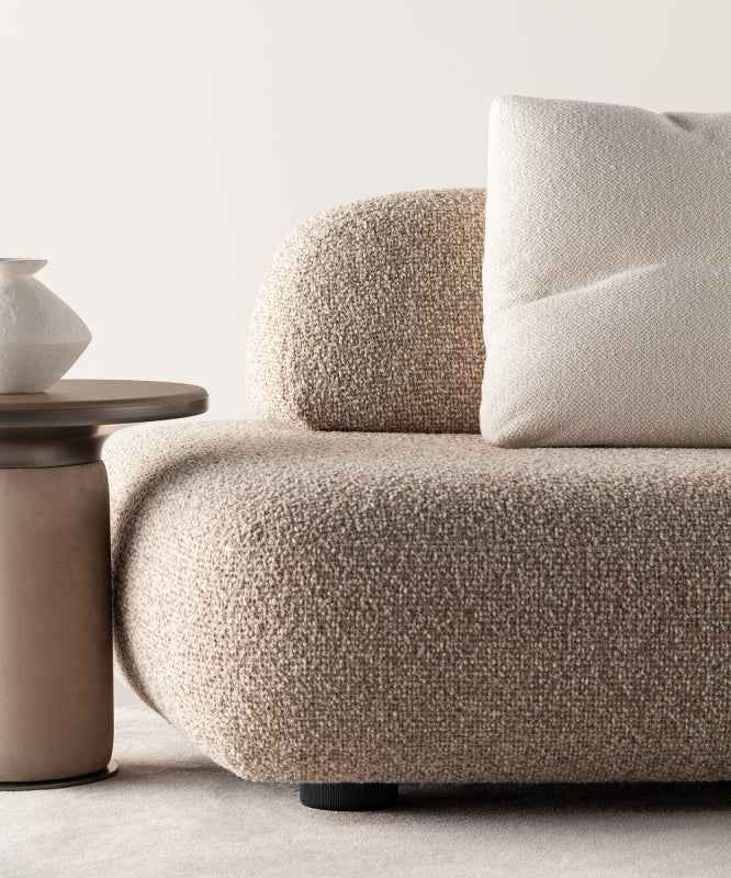 Curve Sofa with Movable Pieces - Trade Source Furniture