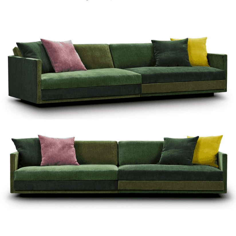 Great Ash Multicolor Bloom Green Sofa - Eilersen