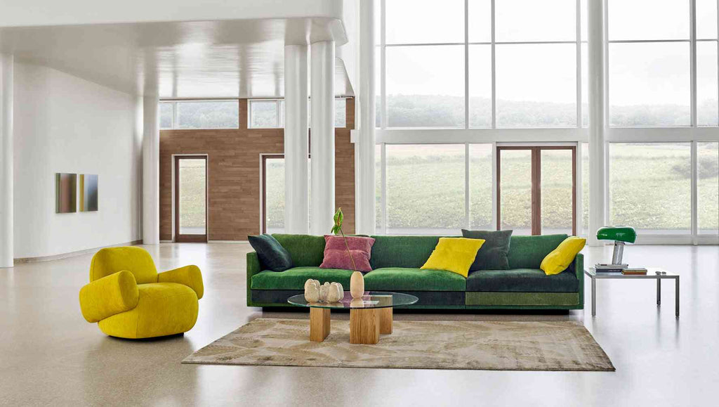 Great Ash Multicolor Bloom Green Sofa - Eilersen