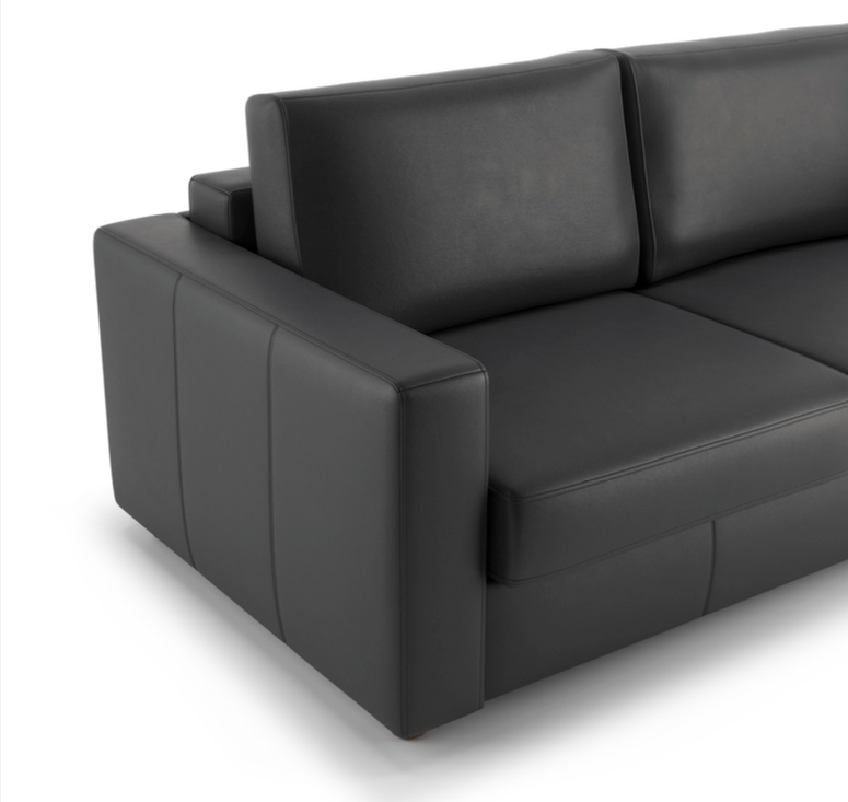 Neah Leather Sofa Bed