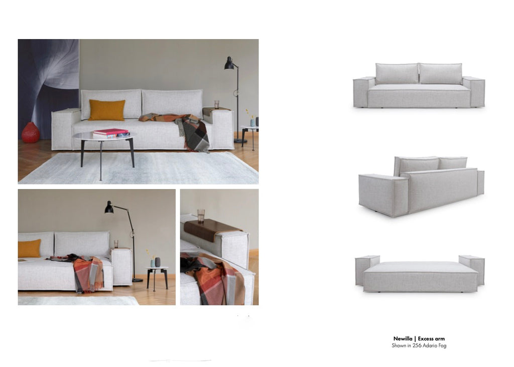 Newilla Sofa Bed in Performance Fabric - Trade Source Furniture