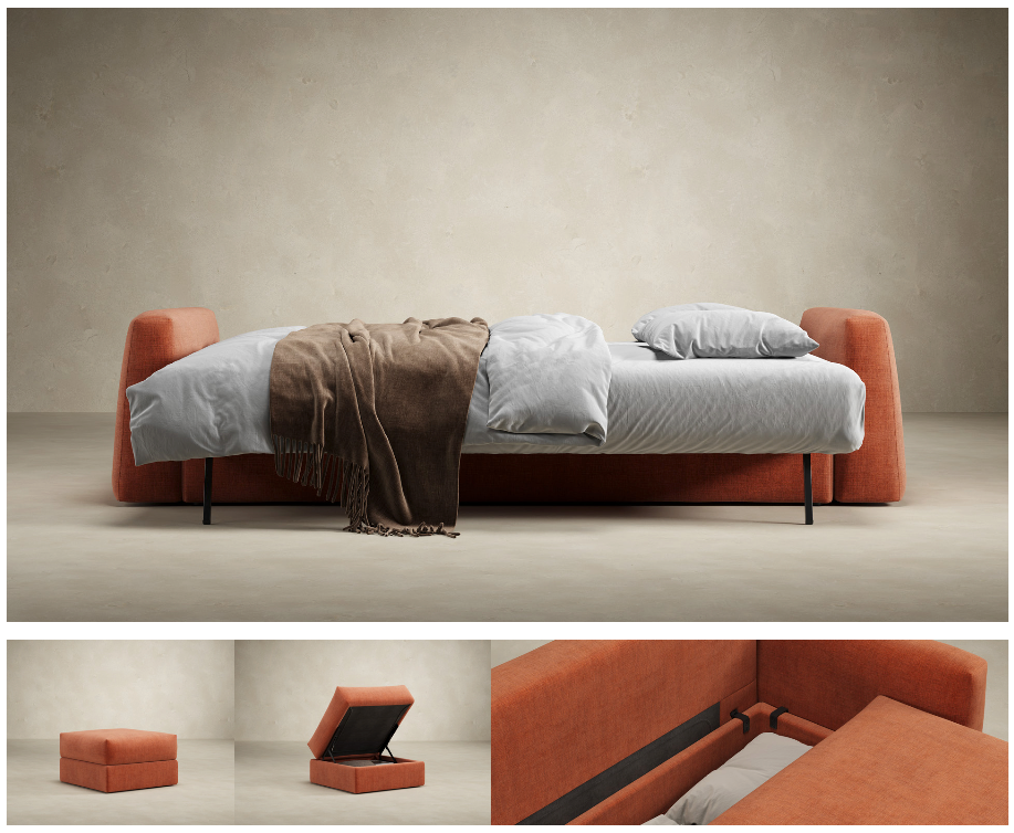 Osvald Cone Sofa Bed by Innovation Living at Trade Source by Innovation Living at Trade Source Furniture