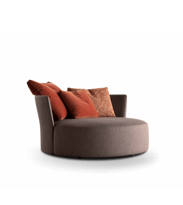 Love Round Lounge Chair and Ottoman by Art Nova