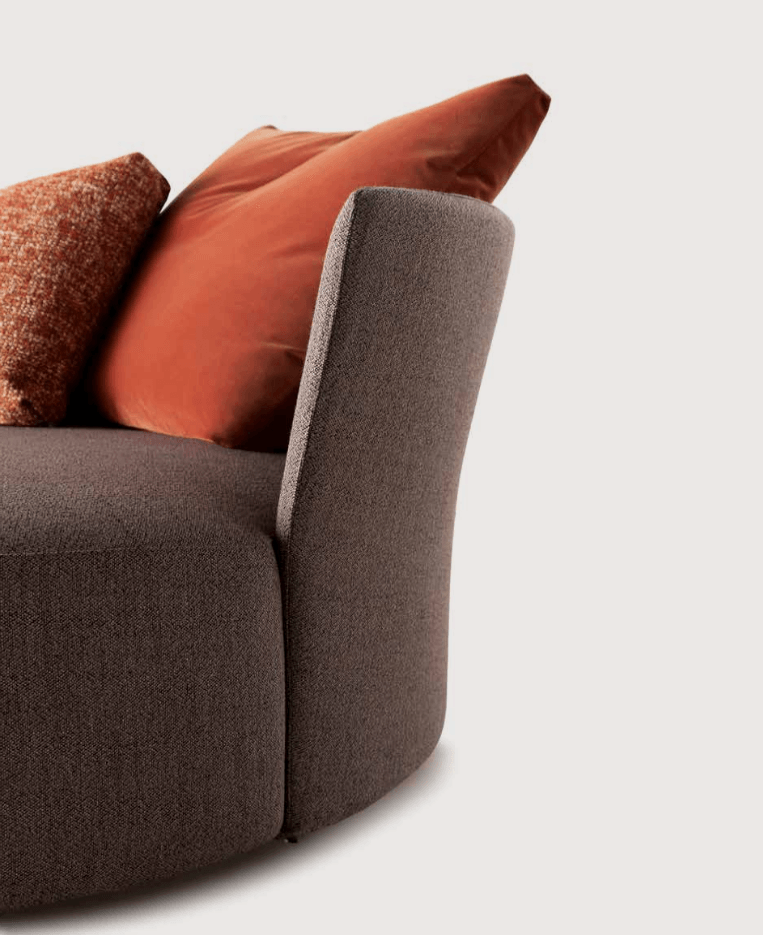 Love Round Lounge Chair and Ottoman by Art Nova