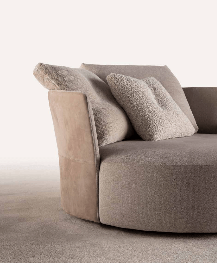 Love Round Lounge Chair and Ottoman by Art Nova