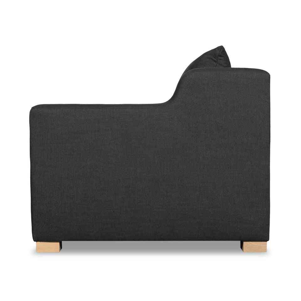 Template Sofa side view in dark fabric