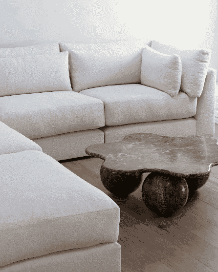 Messi Modular Sofa in light upholstery