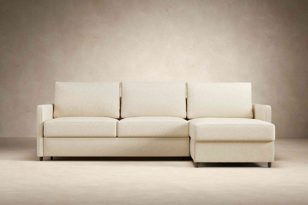 Neah Sofa Bed with Storage Chaise Lounger in Performance Fabric - Innovation Living