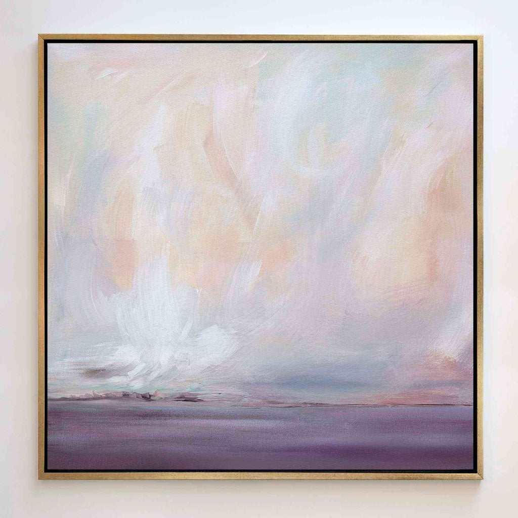 Blush Quiet in the Distance - Canvas Print - Julia Contacessi Fine Art