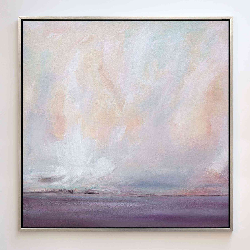 Blush Quiet in the Distance - Canvas Print - Julia Contacessi Fine Art