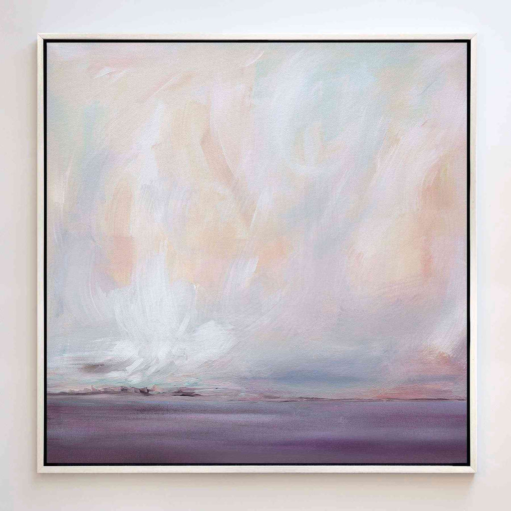 Blush Quiet in the Distance - Canvas Print - Julia Contacessi Fine Art