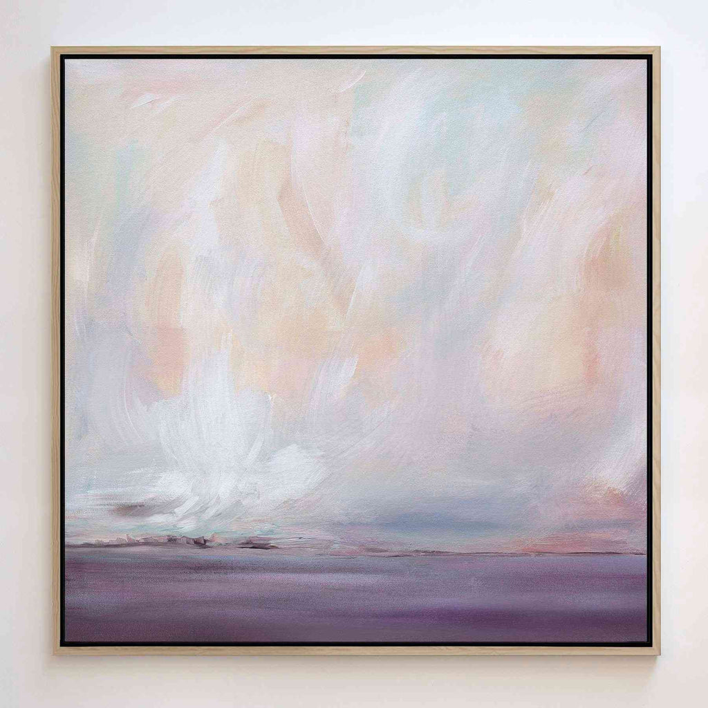 Blush Quiet in the Distance - Canvas Print - Julia Contacessi Fine Art