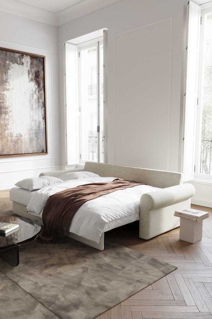 Vilander Sofa Bed with Roll Arms by Innovation Living at Trade Source by Innovation Living at Trade Source Furniture