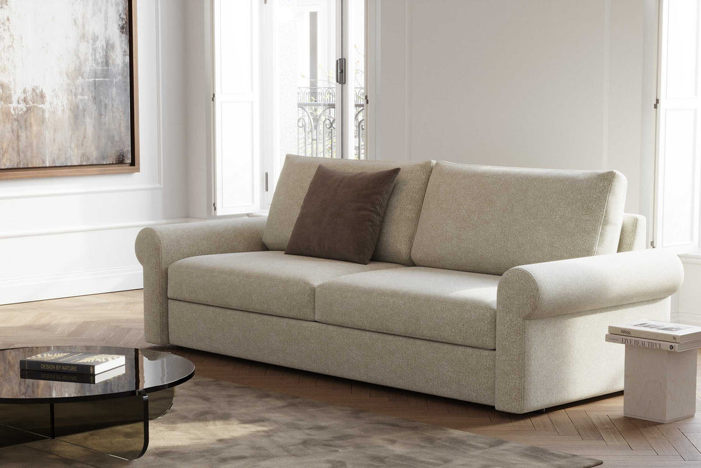 Vilander Sofa Bed with Roll Arms by Innovation Living at Trade Source by Innovation Living at Trade Source Furniture