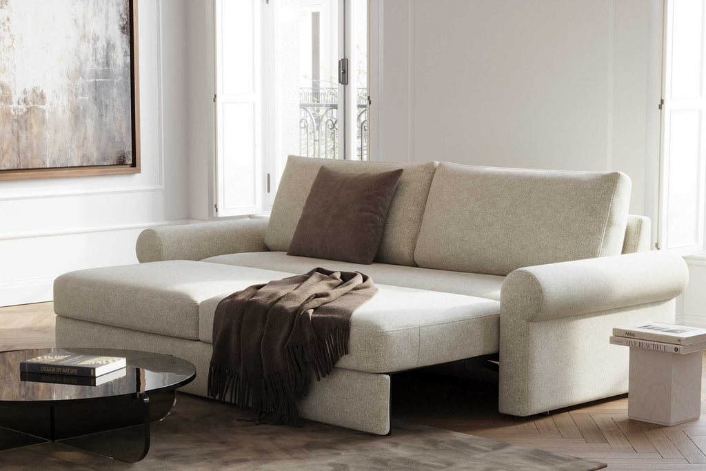 Vilander Sofa Bed with Roll Arms by Innovation Living at Trade Source by Innovation Living at Trade Source Furniture