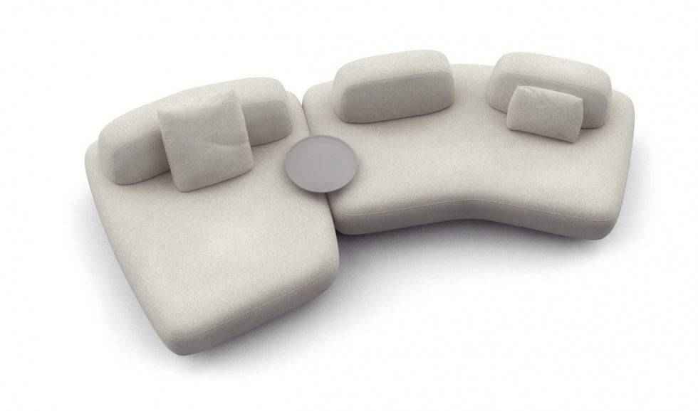 Curve Sofa with Movable Pieces - Art Nova
