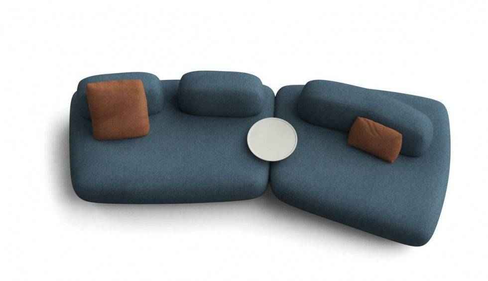 Curve Sofa with Movable Pieces - Art Nova