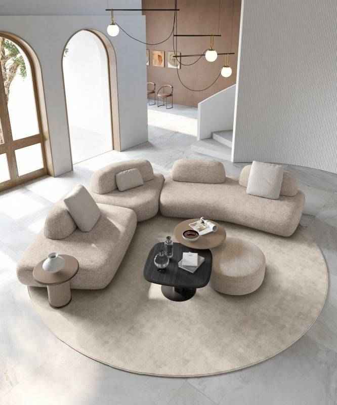 Curve Sofa with Movable Pieces - Art Nova