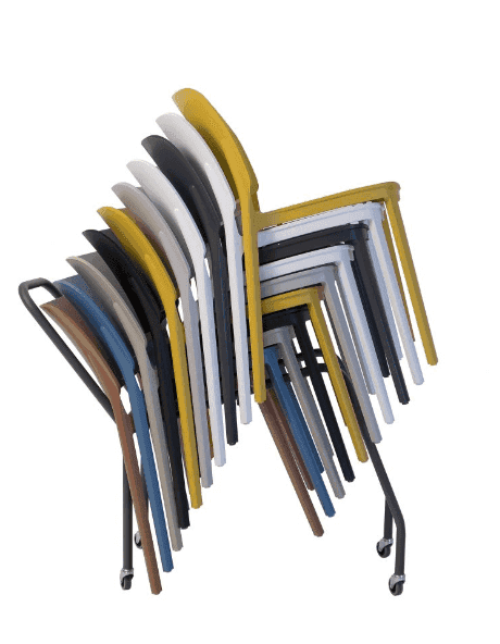 04.15 Stackable Indoor Outdoor Dining Chair by Bontempi Casa - Trade Source Furniture