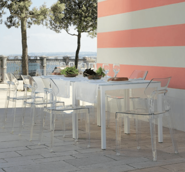 04.87 Aria Indoor Outdoor Dining Chair by Bontempi Casa - Trade Source Furniture