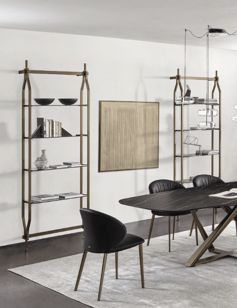 16.60 Charlotte Bookcase by Bontempi Casa - Trade Source Furniture