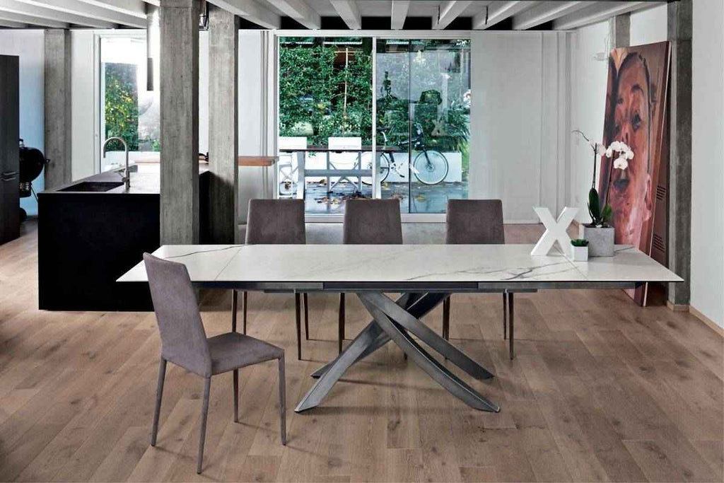 20.59 Artistico 63" to 95" Extending Dining Table by Bontempi Casa - Trade Source Furniture