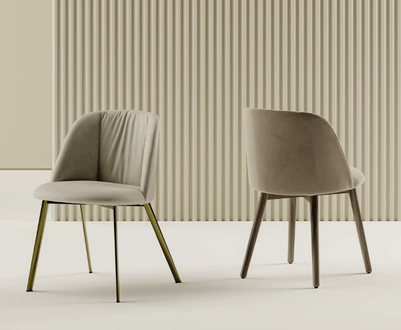 34.93 Agatha Dining Chair with Metal Legs - Bontempi