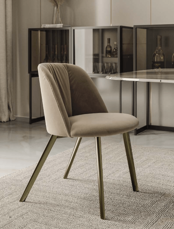 34.93 Agatha Dining Chair with Metal Legs - Bontempi